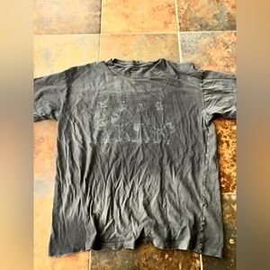 American Eagle Outfitters Charcoal Graphic Tee